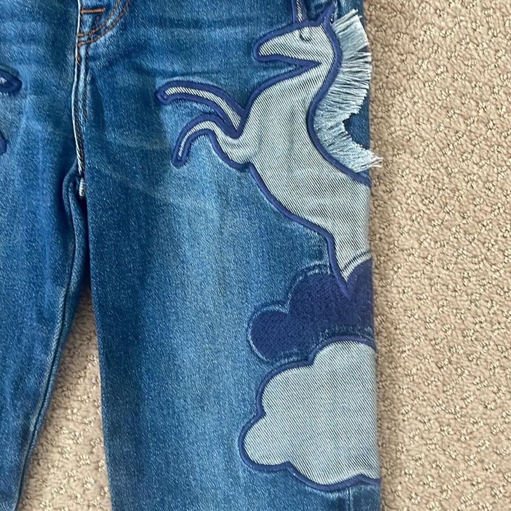 Mini Boden Unicorn Jeans (size 5Y) - Picture 2 of 8